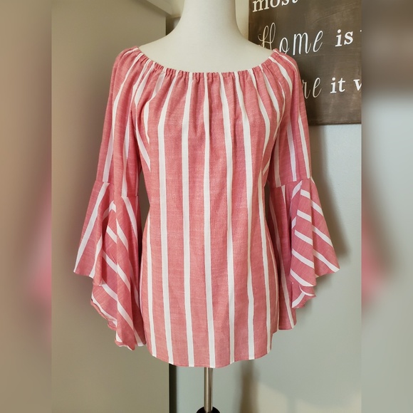 Fever Tops - Fever Bell Sleeved Top